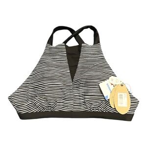 Prana Regan Black Tradewinds Top Sports Bra S